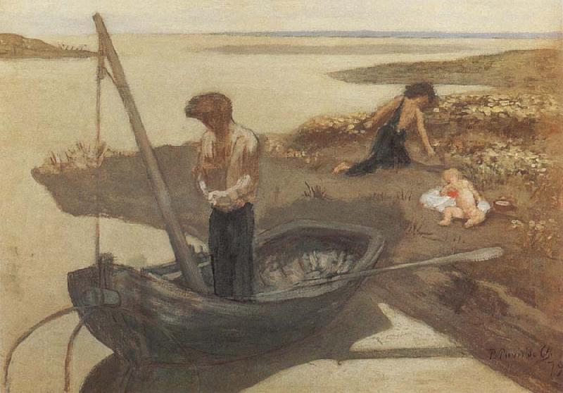 Pierre Puvis de Chavannes The Poor Fisheman oil painting picture